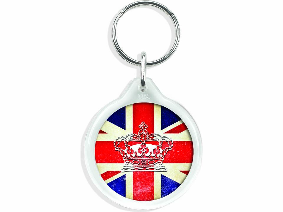 Round Keyring Plexi - Pasco Gifts