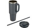 Sydney 1200 ml double wall RCS certified copper vacuum insulated mug with straw 24