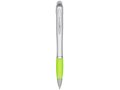 Nash light up pen silver barrel coloured grip 8