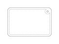 RFX™ rectangular reflective TPU hanger small 7