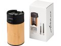 Arca 200 ml leak-proof copper vacuum bamboo tumbler