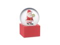 Small snow ball glass ornament