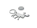 Recycled aluminium key ring