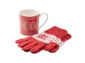 Winter gift mug and gloves set 3