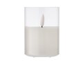 LED wax candle in glass holder - M 2