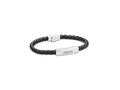 Braided faux leather bracelet - 18 cm. 5