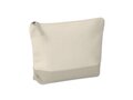 Bicolour cotton cosmetic bag 3