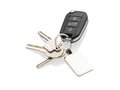 RCS recycled zinc alloy rectangle keyring 2