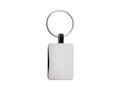 RCS recycled zinc alloy rectangle keyring 3