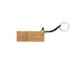 Standkey bamboo keychain phone stand 5