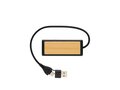 Link RCS recycled plastic and bamboo dual Input USB hub 3