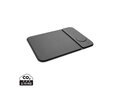 Swiss peak RCS recycled PU 15W 3 in 1 charging mousepad