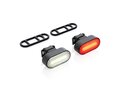 Lumino RCS recycled plastic USB re-chargeable bike light set 3