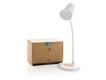 Zenara RCS recycled plastic and cork 15W wireless desk lamp 15