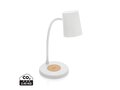 Zenara RCS recycled plastic and cork 15W wireless desk lamp