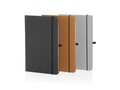Recycled leather hardcover notebook A5 5