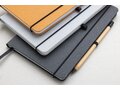 Recycled leather hardcover notebook A5 12