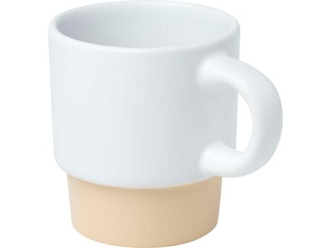 Olympia 130 ml stackable expresso cup with clay bottom