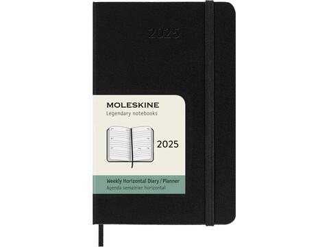 Moleskine horizontal hard cover 12 month PK weekly planner