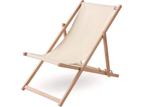 Beach chair in wood