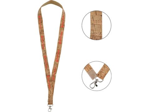 Cork lanyard