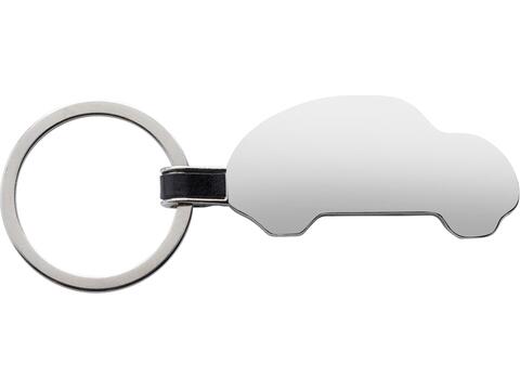 RCS recycled zinc alloy car keyring