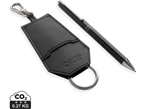 SP Tula RCS certified recycled PU key holder and pen set