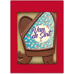 Chocolade Sint Mijter eigen design bedrukking