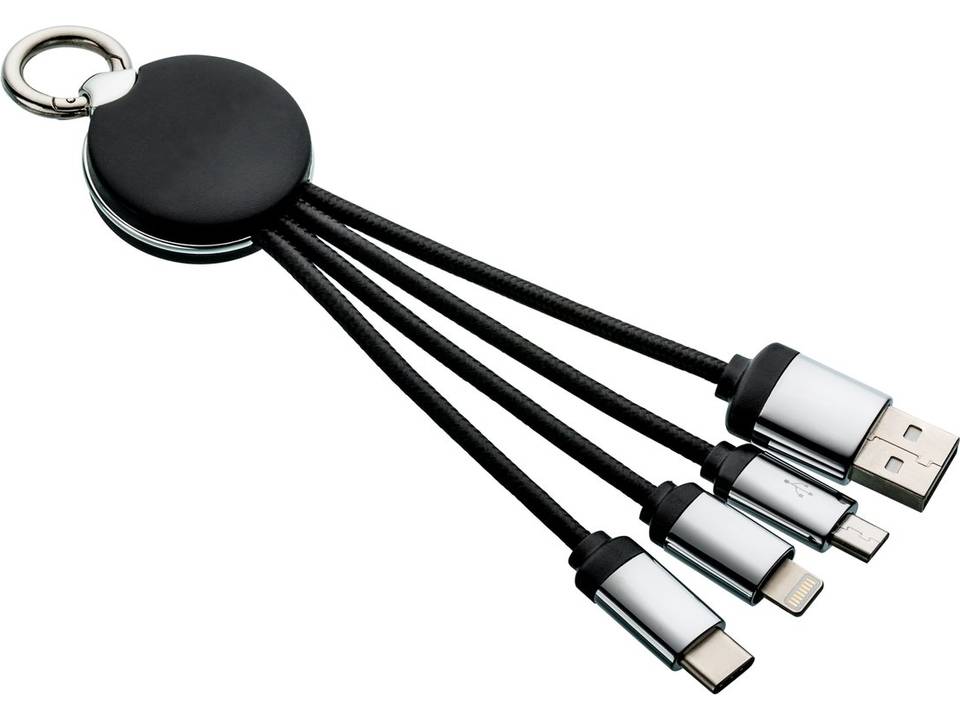 3 in 1 charging cable with light - Pasco Gifts