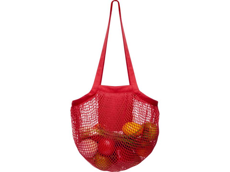 Sac shopping Pune en coton maille filet bio GOTS 100 g/m2