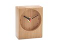 Horloge de table en bambou