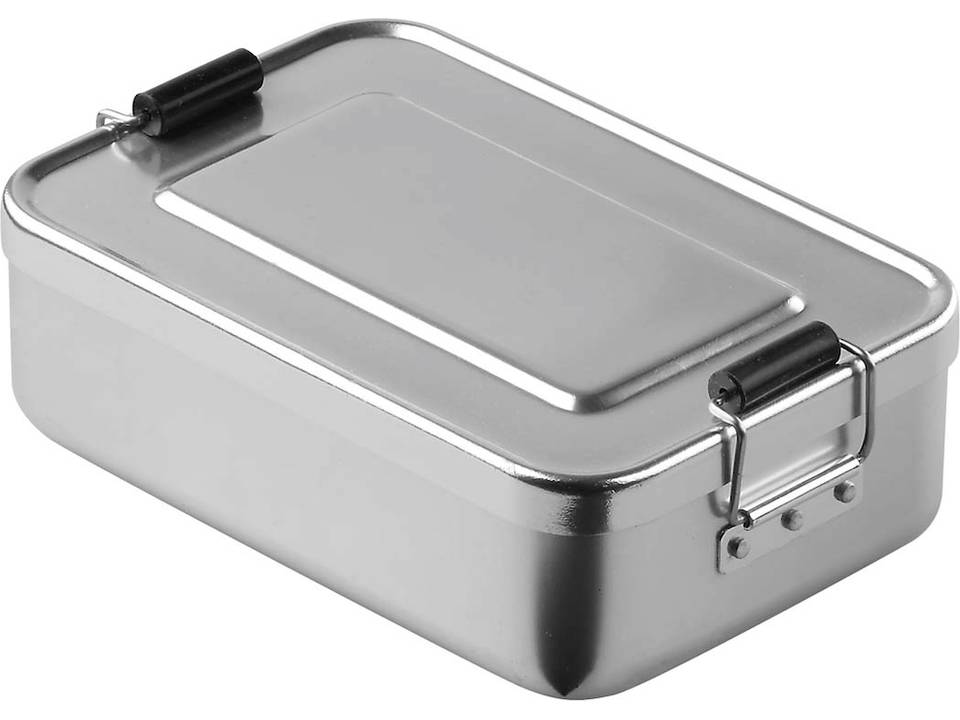 bijtend Schuur Veeg Aluminium lunchbox 17 x 11,7 x 5 cm - Pasco Gifts