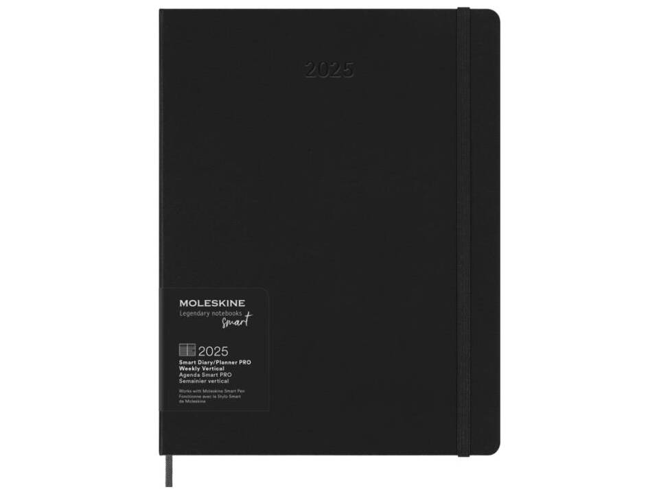 Moleskine 12 maanden smart planner pro XL - Zwart1