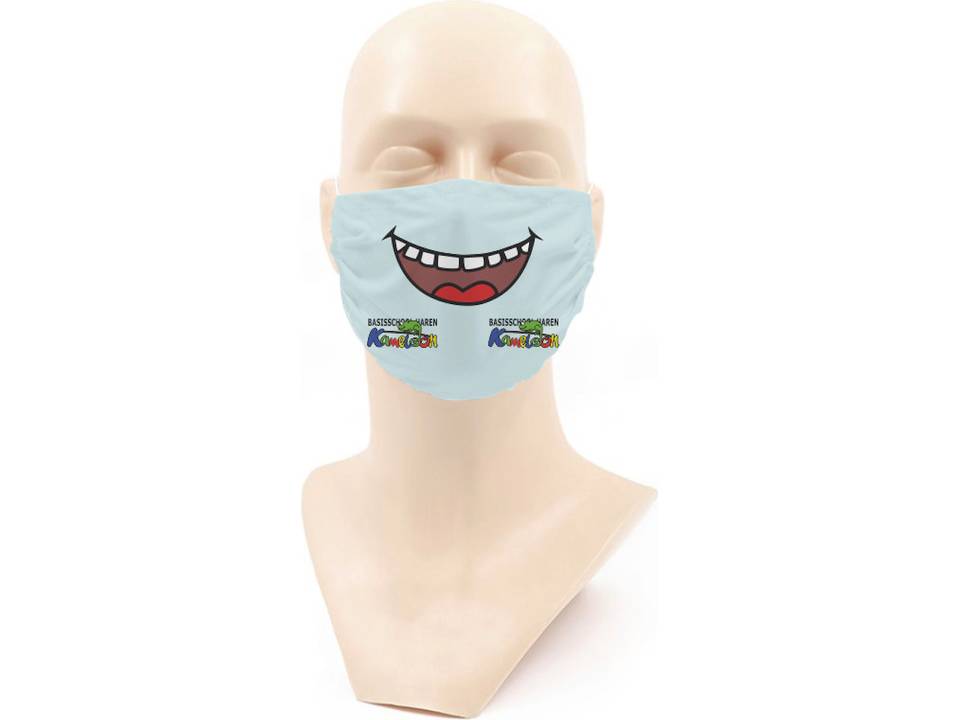 fee onderdelen Laboratorium Wasbaar stoffen mondmasker met bedrukking voor kinderen - Pasco Gifts