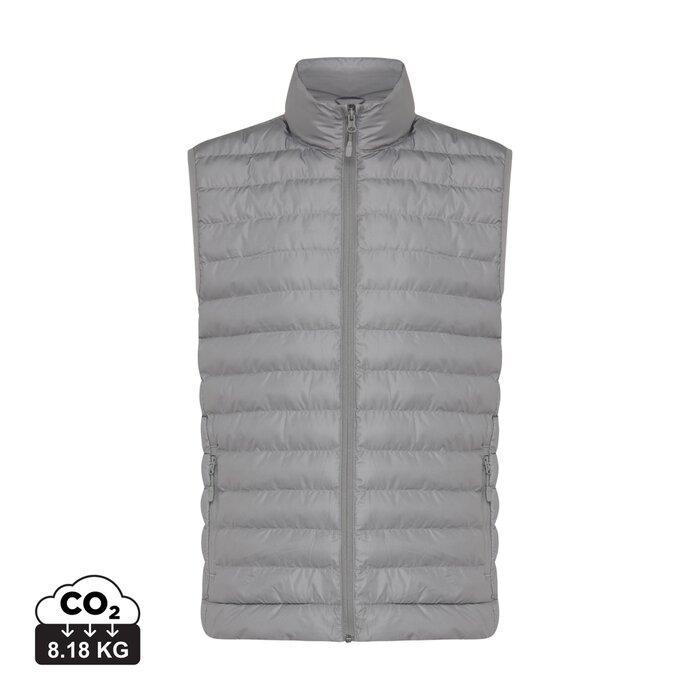 Iqoniq Meru heren gerecycled polyester bodywarmer