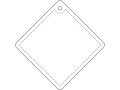 RFX™ kleine reflecterende pvc hanger met diamant 7