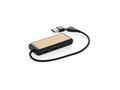 Link RCS gerecycled plastic en bamboe dubbeleUSB-hub 2