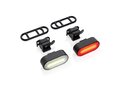 Lumino RCS rplastic USB-oplaadbare fietslamp set 4