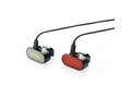 Lumino RCS rplastic USB-oplaadbare fietslamp set 6