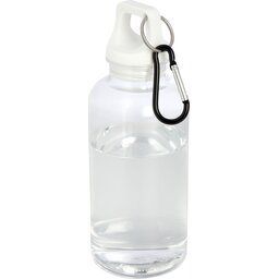 Oregon 400 ml waterfles van RCS-gecertificeerd gerecycled plastic met karabijnhaak