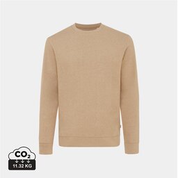 Iqoniq Denali gerecycled katoen sweater ongeverfd bruin