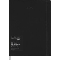 Moleskine 12 maanden smart planner pro XL - Zwart1