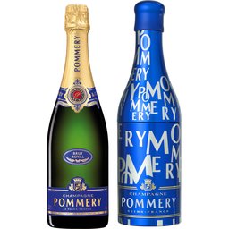 Pommery metalen doos met letters